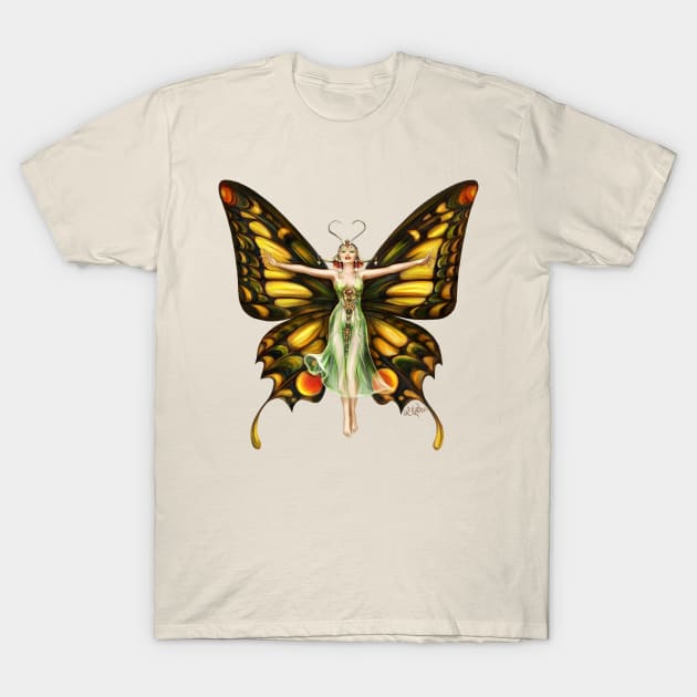 Butterfly Flapper T-Shirt by Ellador